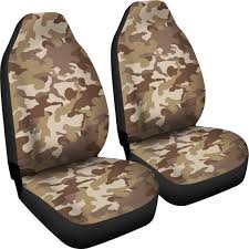 Camo Car Seat Covers Desert Brown And