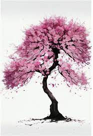 Japanese Cherry Blossom Tree Poster