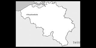 (siècle à préciser) du latin belgicus (« des belges »). Passchendaele Belgique Carte Noir Et Blanc 1 Illustration Twinkl