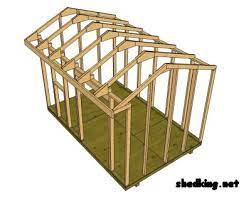 Instead of working at a table or other raised surface, it's best to build the wooden trusses on the trusses will eventually be spaced out evenly along the perimeter of the shed, so the number of trusses required will depend on the size of. How To Build A Shed Roof Shed Roof Construction Shed Roof Design
