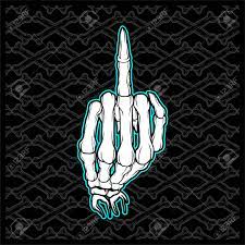 Skull Fuck Finger Hand Vector Royalty Free SVG, Cliparts, Vectors, and  Stock Illustration. Image 125218064.