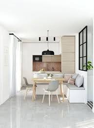 combined kitchen living room design