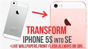 transform iphone 5s into se add live