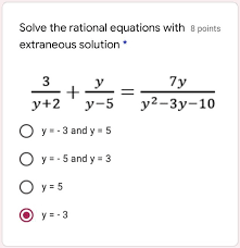 Solved Solve The Rational Equations