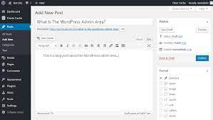 what is the wordpress admin dashboard