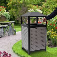 Patio Garbage Can For