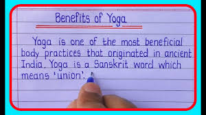 benefits of yoga essay in english ll
