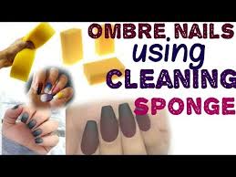 how to do ombre grant nails using a