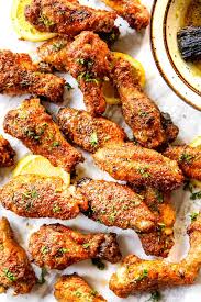 baked or air fried lemon pepper wings