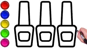 how to draw nail polish bottle step by