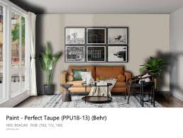 behr perfect taupe ppu18 13 paint