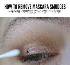 how to remove mascara without pulling
