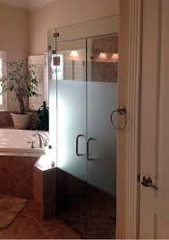 Custom Etched Glass Shower Glass