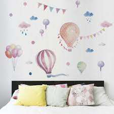 diy large clouds balloon wall decals