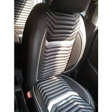 Designer Pu Leather Car Black Seat Cover