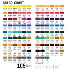 Luxury Acrylic Paint Color Chart Michaelkorsph Me