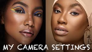 camera settings for sharp beauty images