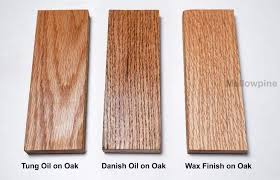 tung oil on oak we tested the look
