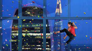 A climbing wall is an artificially constructed wall with grips for hands and feet, usually used for indoor climbing, but sometimes located outdoors. High Tech City S Newest Tall Building Is Also The Smartest News The Times