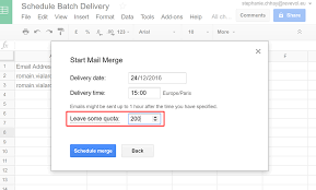 Schedule Batch Delivery Send Emails Later Documentation Yet