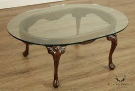 Harden Solid Cherry Oval Glass Top