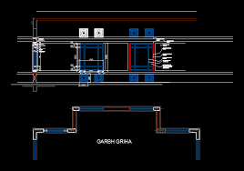 Fixed Window Detail In Autocad Cad