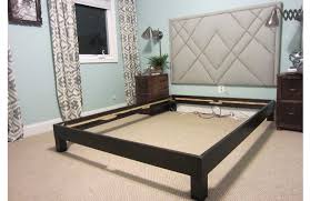 Place the two pieces with a lip on the outside. How To Convert A Platform Bed For A Box Spring Little House Big City