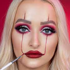 clown makeup tutorial for halloween