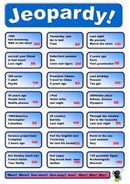 Started with 0.25mg and moved up to 1 in a yea. English Esl Jeopardy Worksheets Most Downloaded 18 Results