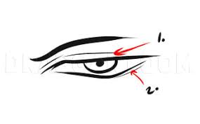 Anime clipart & graphic design of free images. How To Draw Male Eyes Step By Step Drawing Guide By Dawn Dragoart Com