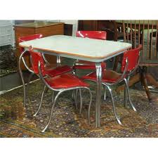 circa 1950s chrome dining table and chairs