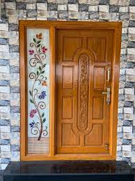 Single Door Design Wooden Front Door