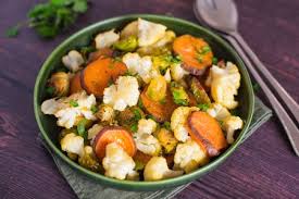 oven roasted vegetables recipe with a