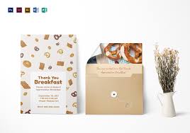 Appreciation Breakfast Invitation Design Template In Psd Word