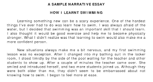 how to use narrative essay exles