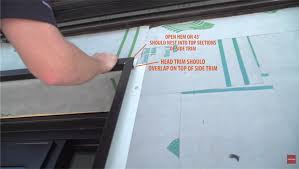 how to install metal trim on window