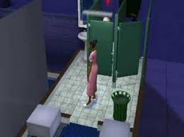 my sim got stuck in the bathroom you