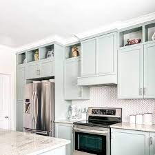building cubbies above kitchen cabinets