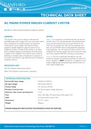 02 098 Ac Mains Power Inrush Current Limiter 42 742 By