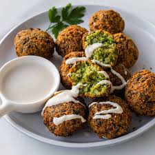 homemade falafel cooking with ayeh