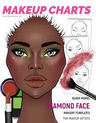 black model diamond face i draw fashion