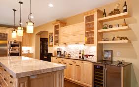 Nanotechnological material in kitchen doors. Wood Surfaces As 2020 Kitchen Trend Amek Home Remodeling