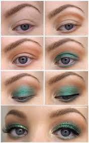 green gold makeup tutorial festive