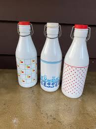 Milk Bottles Vintage Cerve Italian