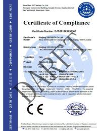Ce Red Certificate Template Shenzhen Authoritative Ce