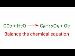 Co2 H2o C6h12o6 O2 Balance The Chemical