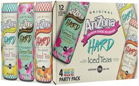 arizona hard tea party pack 12pk 12oz