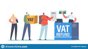 People Standing at Airport Value Added Tax Refund Counter Desk for  Purchasing Abroad. Characters Buying Goods Stock Vector - Illustration of  cost, fiscal: 218307170