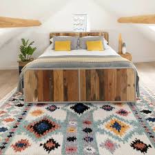 multicoloured tribal aztec rugs for