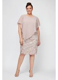 Check spelling or type a new query. Chiffon Overlay Short Plus Size Shift Dress David S Bridal